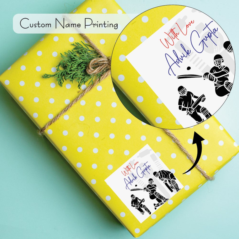 Gift tags Square - Cricket Champ