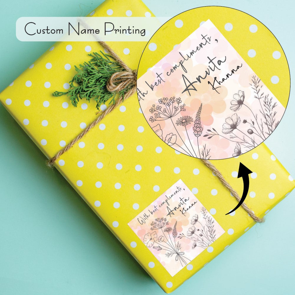 Gift tags Square - Delicate Florals