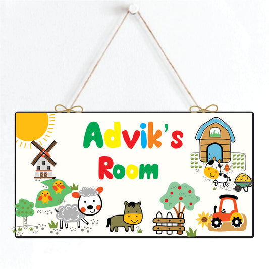 Personalised Door Sign - Farm Ville Fun