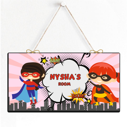 Personalised Door Sign - Girl Powerzone