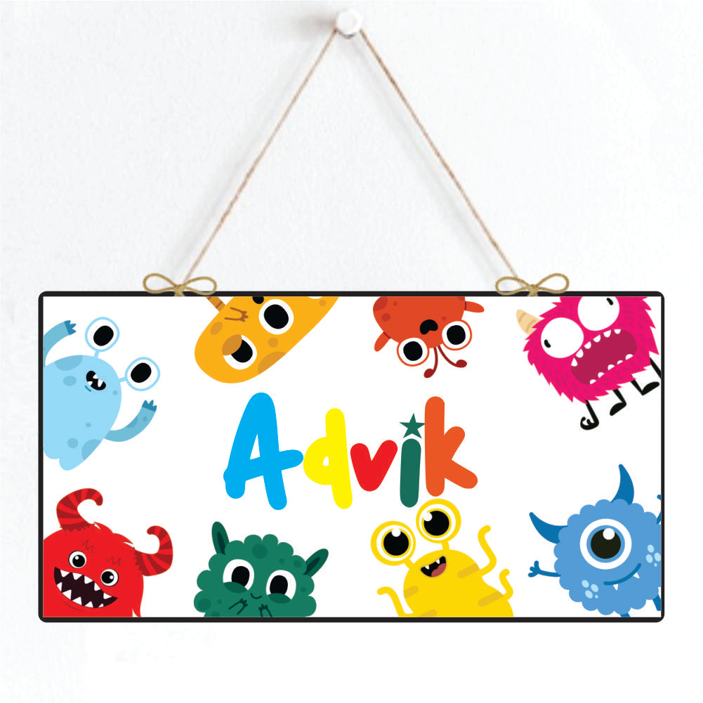 Personalised Door Sign - Monster Zone