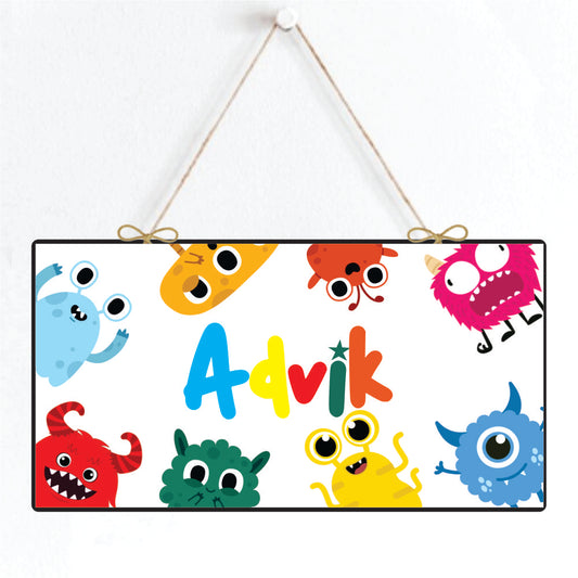 Personalised Door Sign - Monster Zone