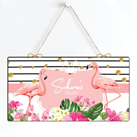 Personalised Door Sign - Pink Paradise