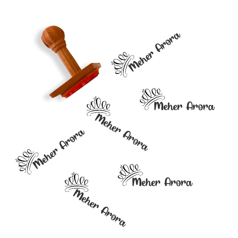 Name stamp - Elegant Sparkle