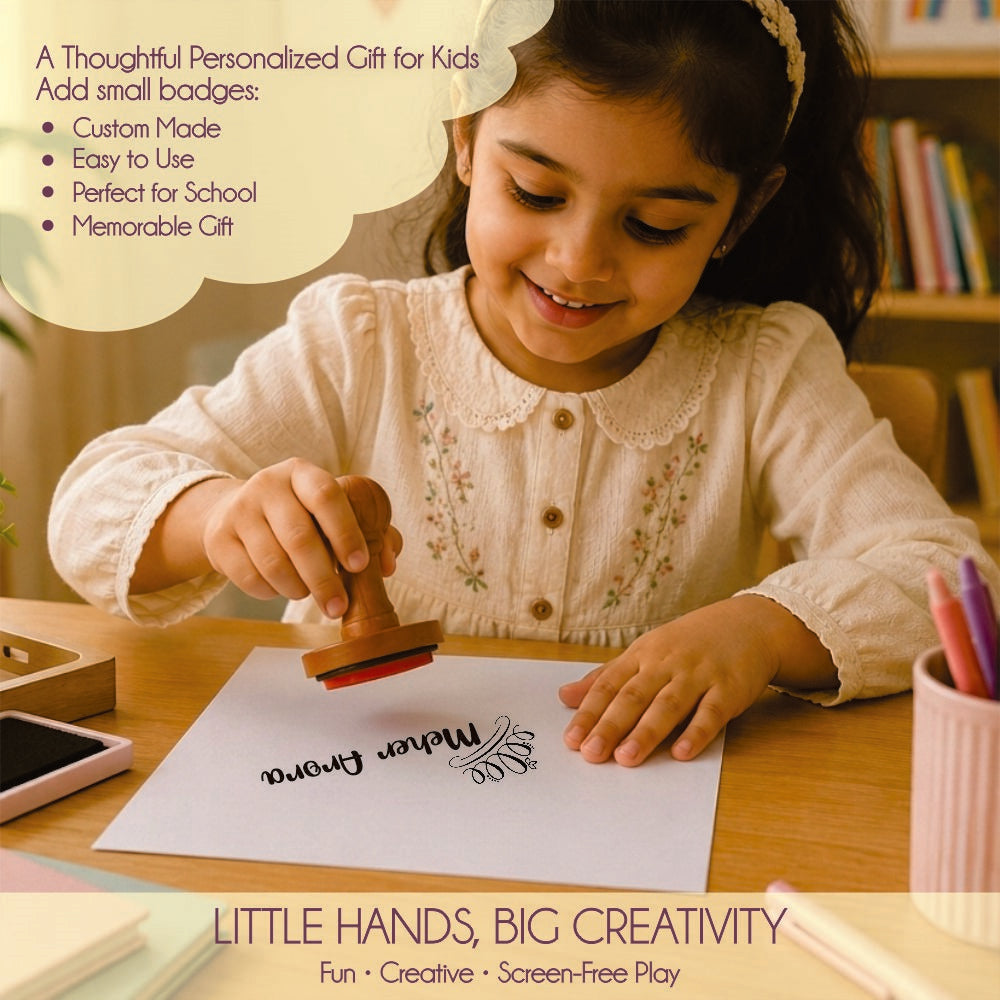 Name stamp - Elegant Sparkle