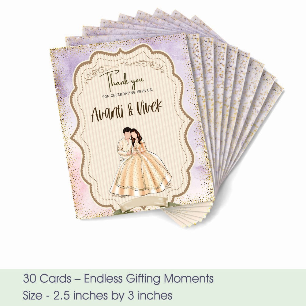 Wedding Thank You Tag - Eternal Vows