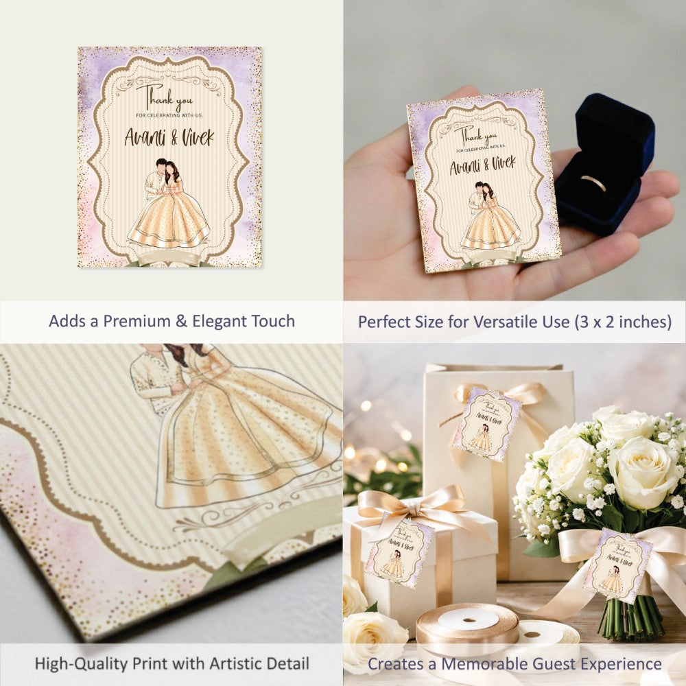 Wedding Thank You Tag - Eternal Vows