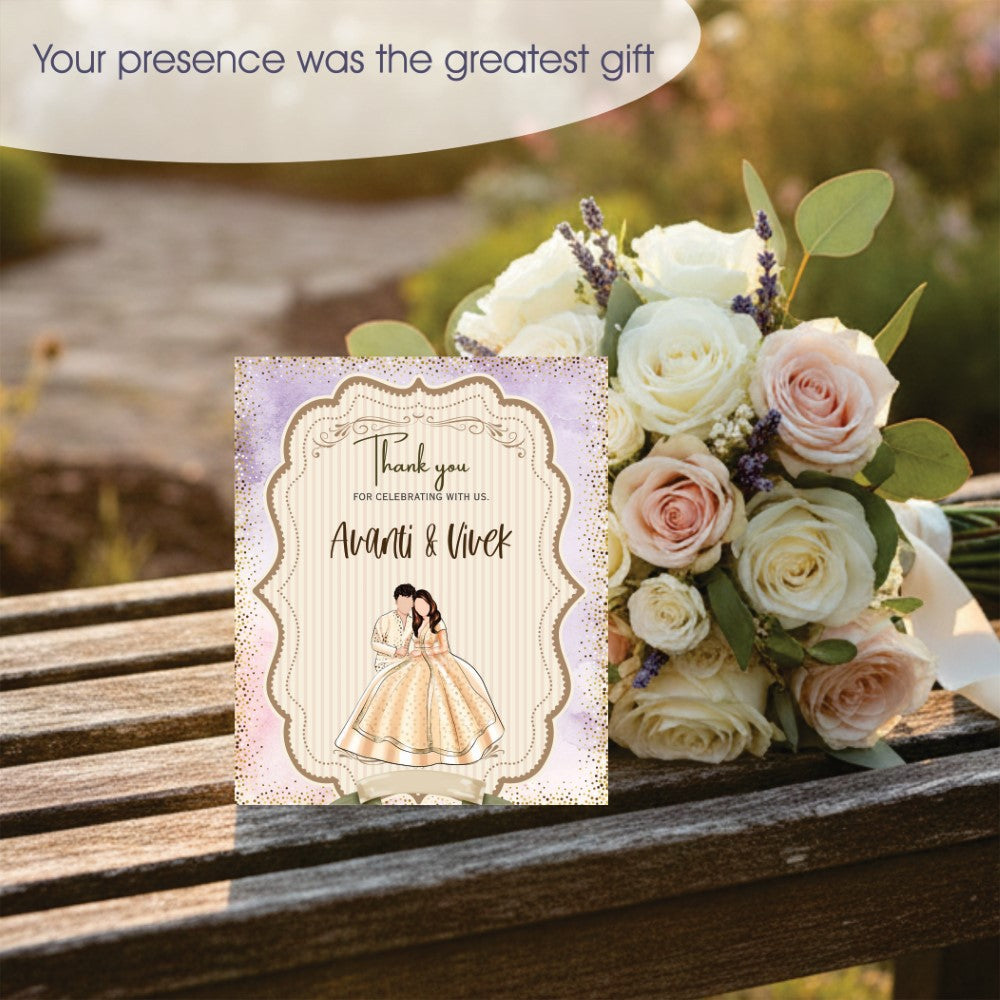 Wedding Thank You Tag - Eternal Vows