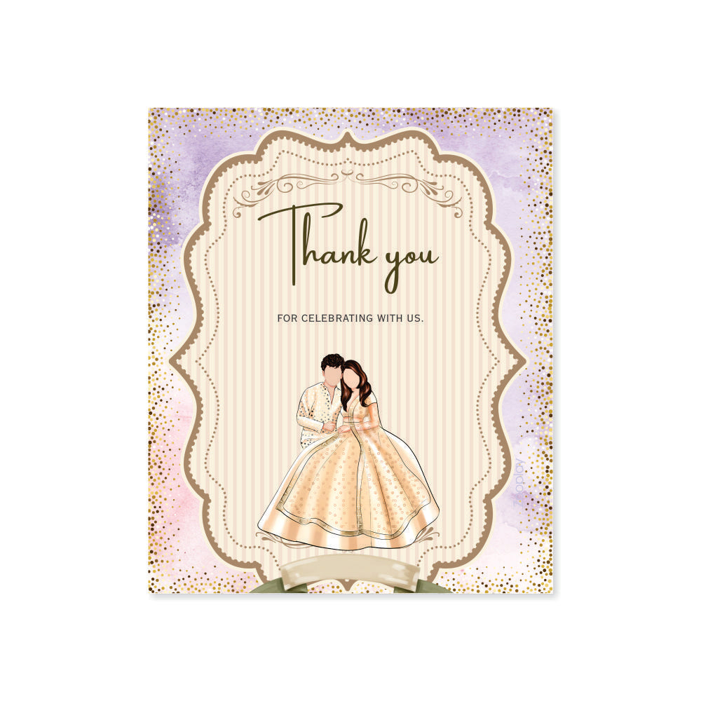 Wedding Thank You Tag - Eternal Vows