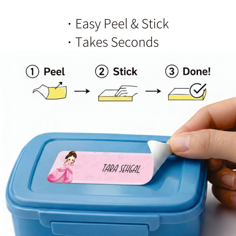Waterproof Name Labels - Fairy Princess