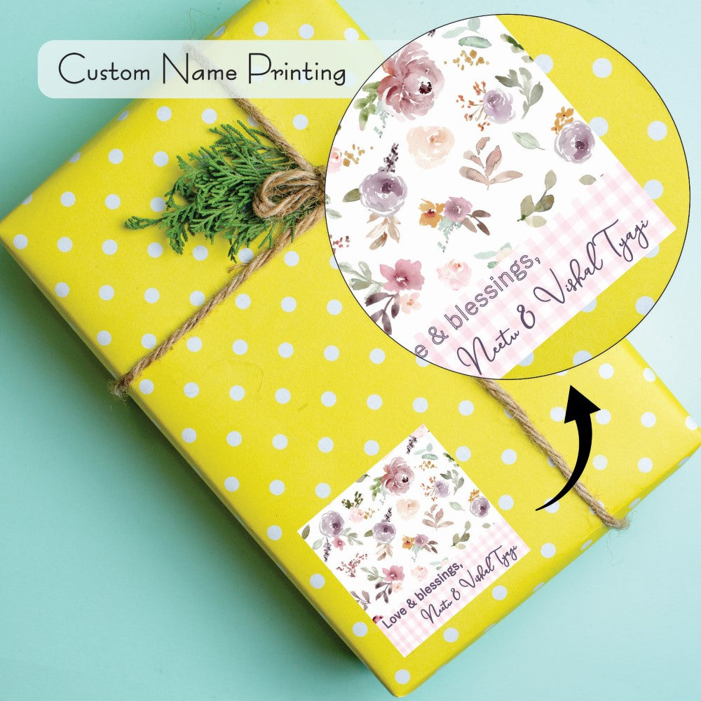 Gift tags Square - Floral Bliss