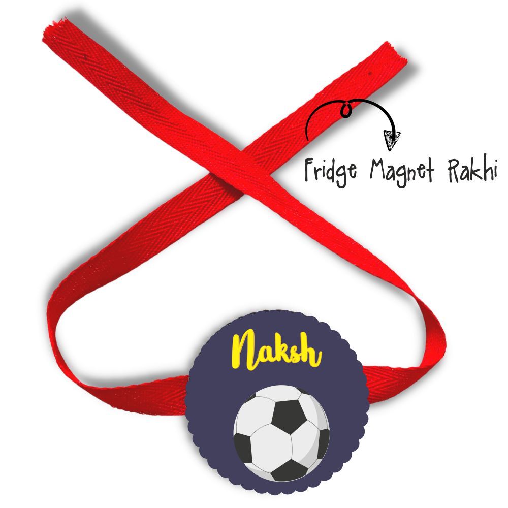 Fridge Magnet Rakhi - Football