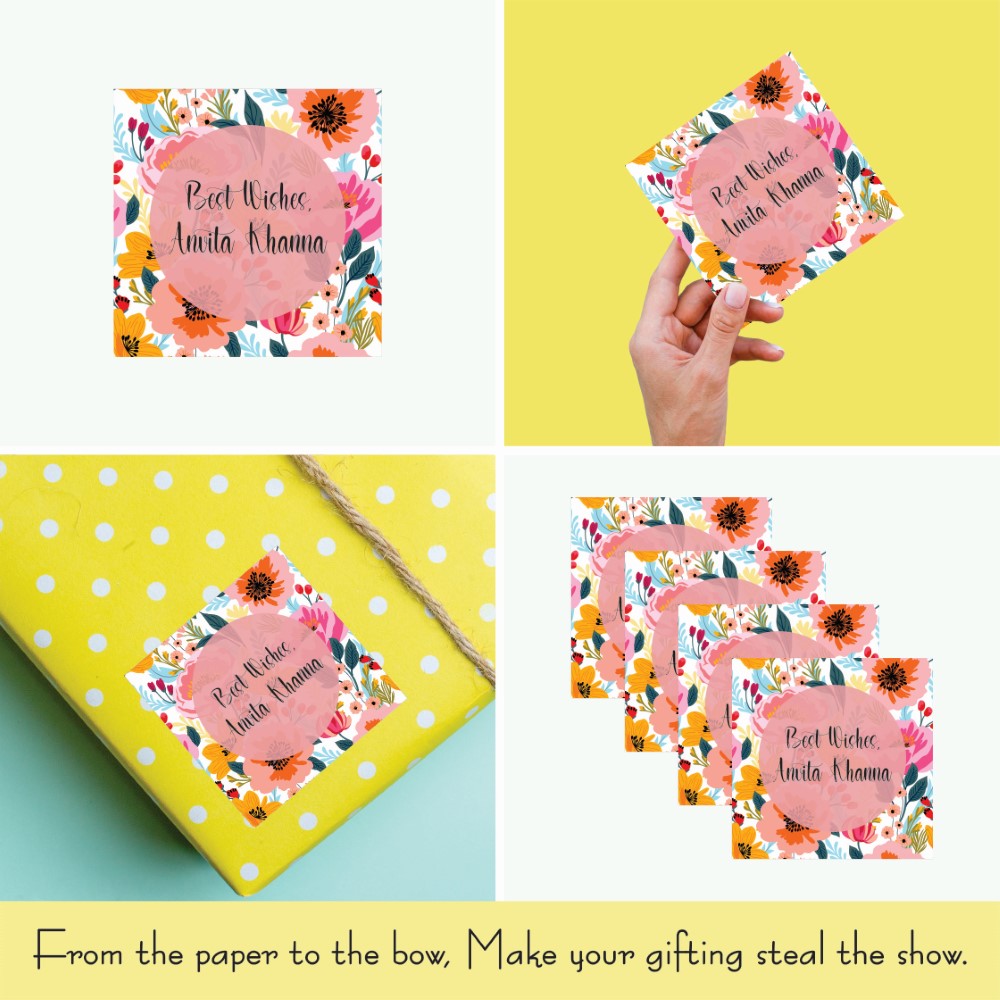 Gift tags Square  - Garden Joy