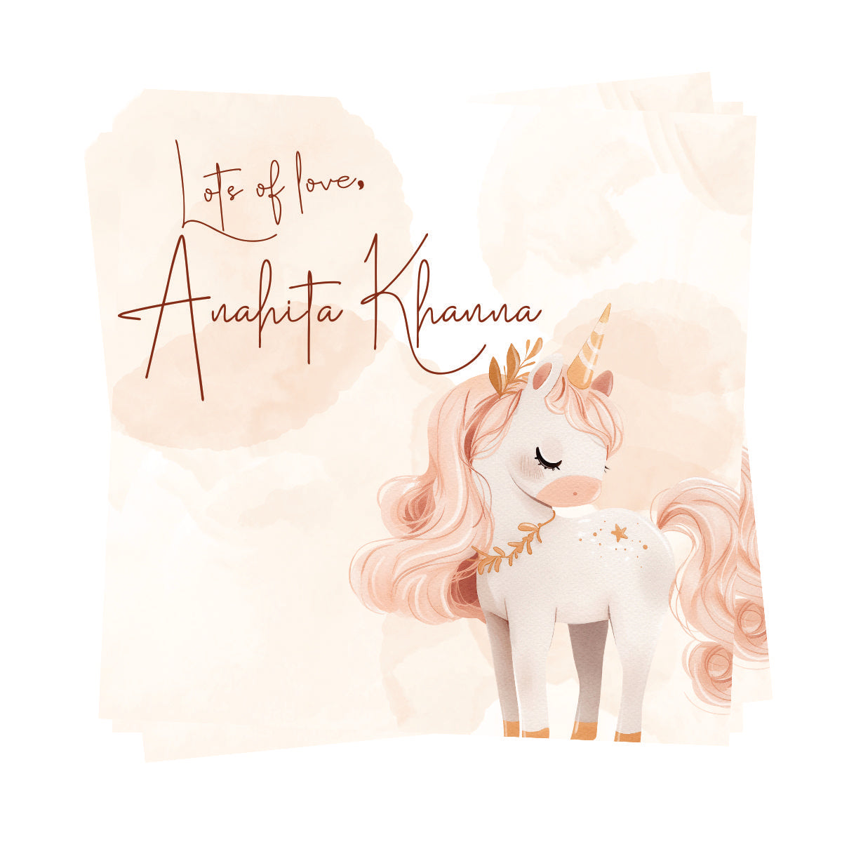 Gift tags Square - Unicorn Dreams