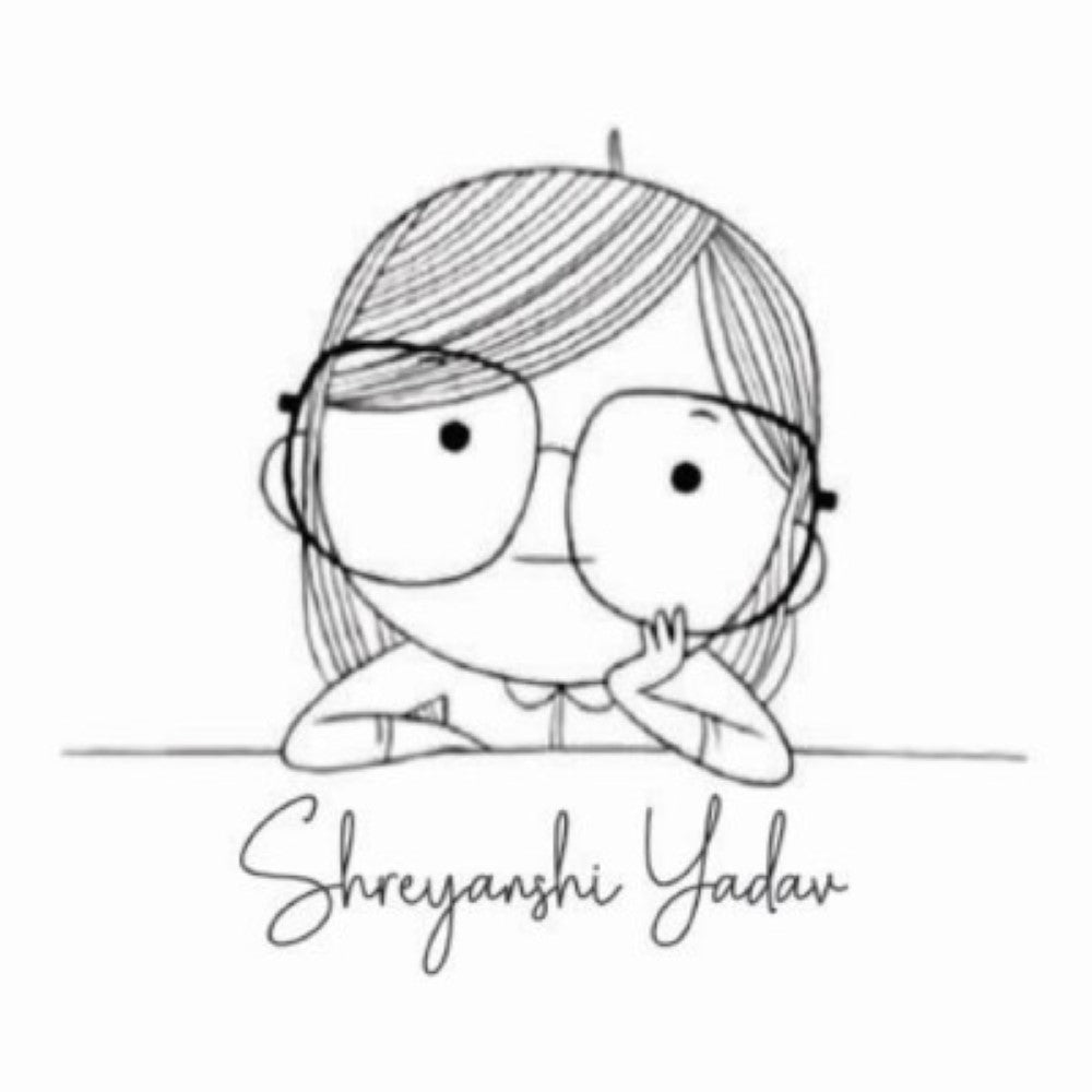 Book stamp - Girl with specs