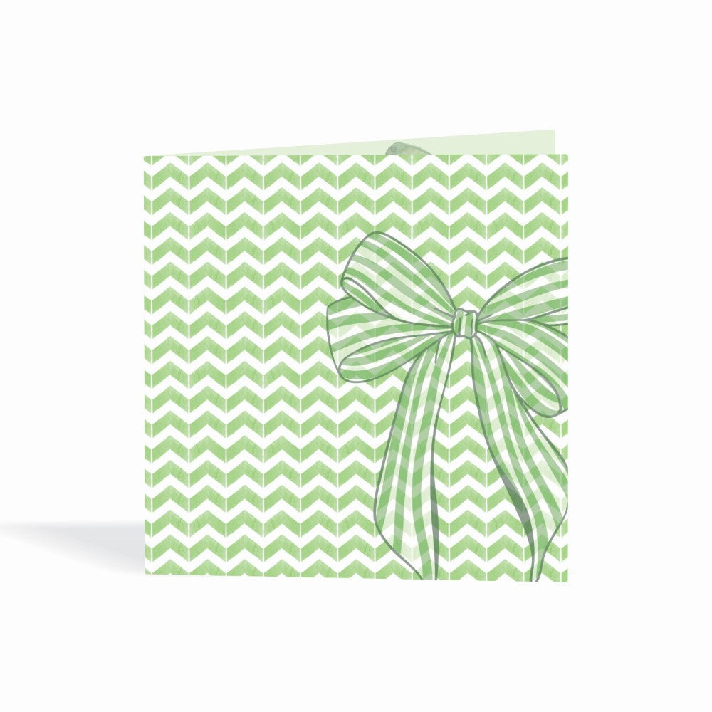 Personalised GIft Notecard - Green Serenity