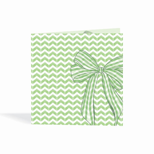 Personalised GIft Notecard - Green Serenity