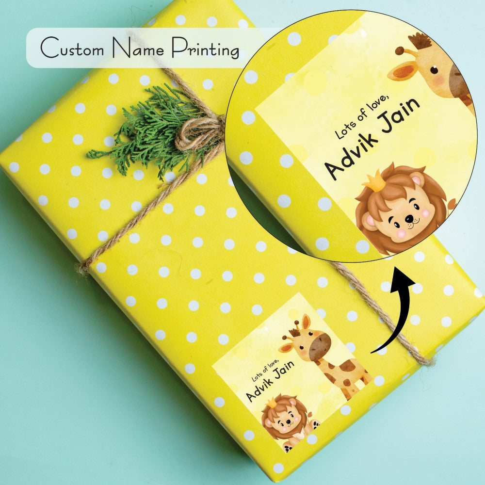 Gift tags Square - Jungle fun