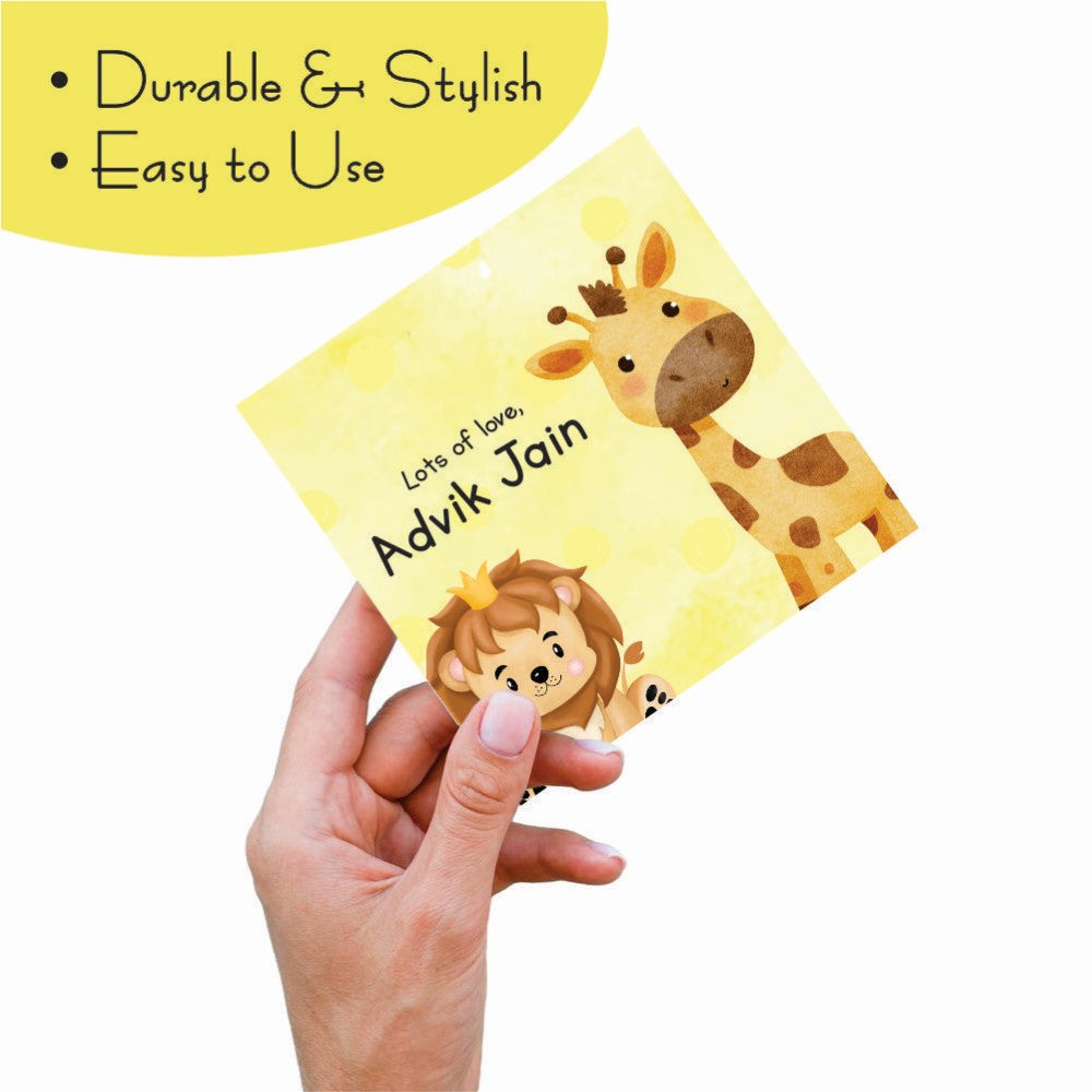 Gift tags Square - Jungle fun