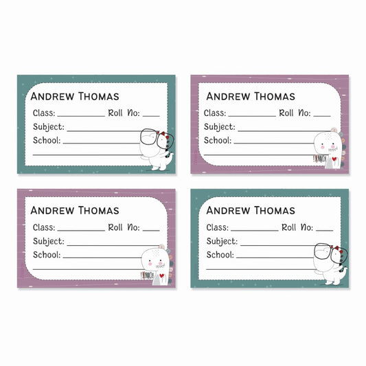 Personalized School Book Labels - Jurassic Fun