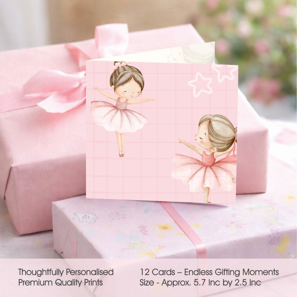 Personalised GIft Notecard - Little Ballerina