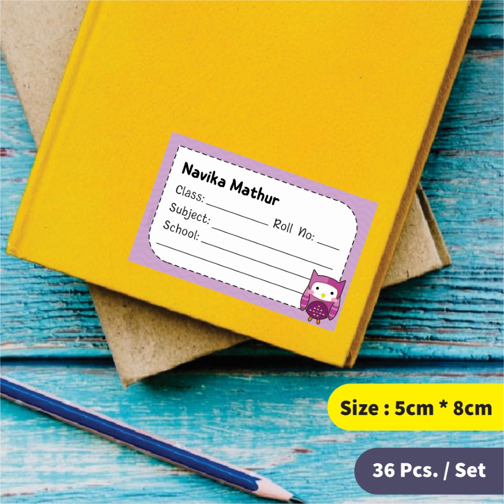 Personalized School Book Labels - Little Hoots