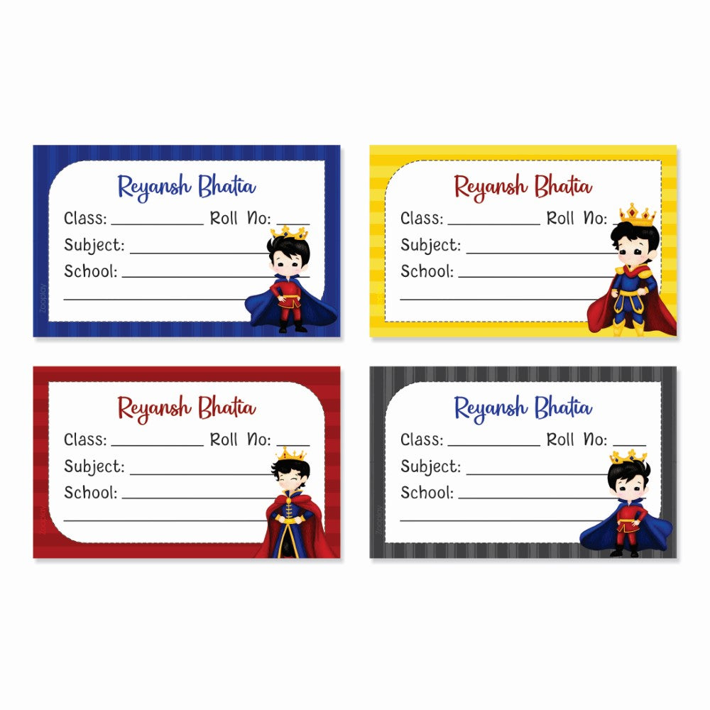 Personalized School Book Labels - Little Prince