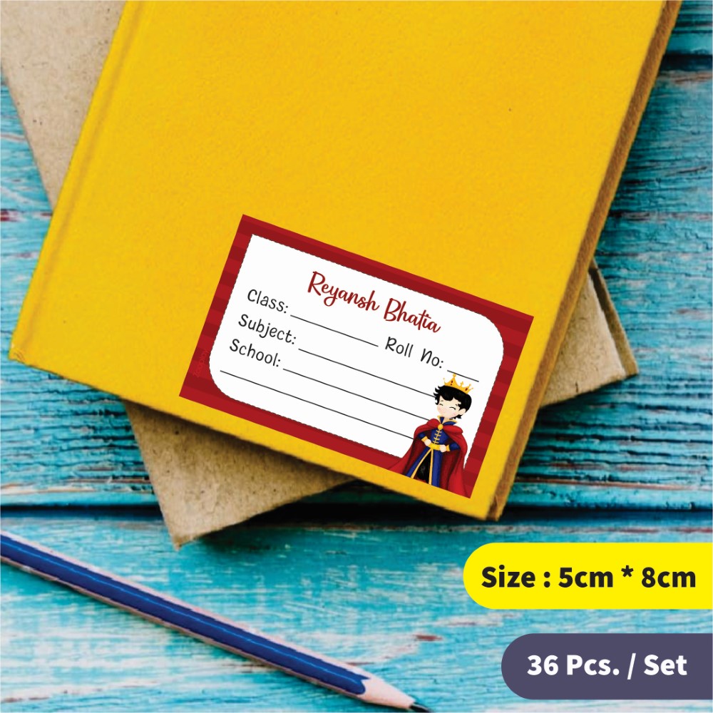 Personalized School Book Labels - Little Prince