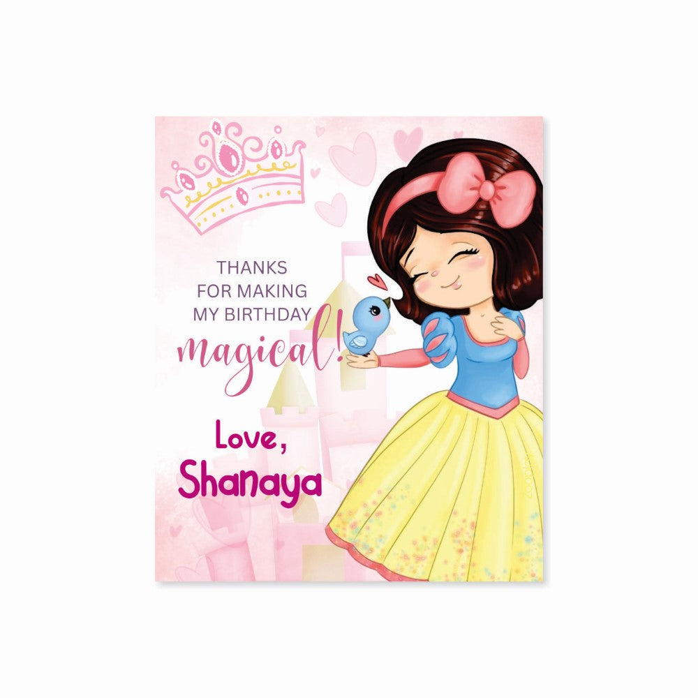 Thank You Tag - Little Princess