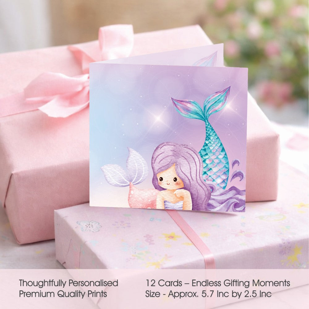 Personalised GIft Notecard - Mermaid Magic