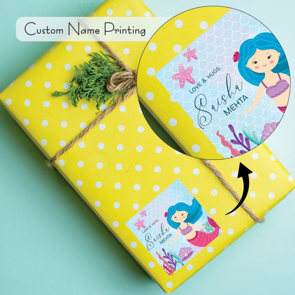 Gift tags Square - Mermaid Magic