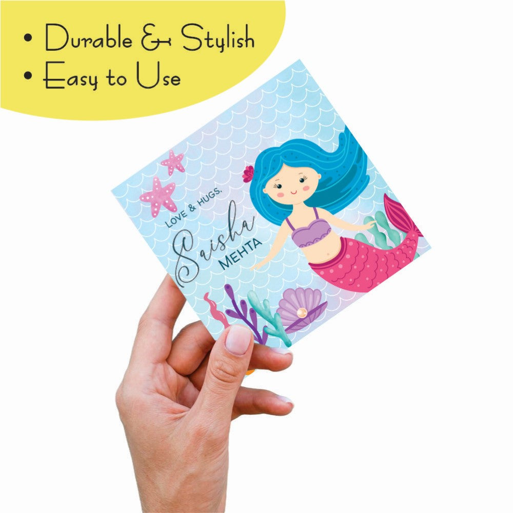 Gift tags Square - Mermaid Magic