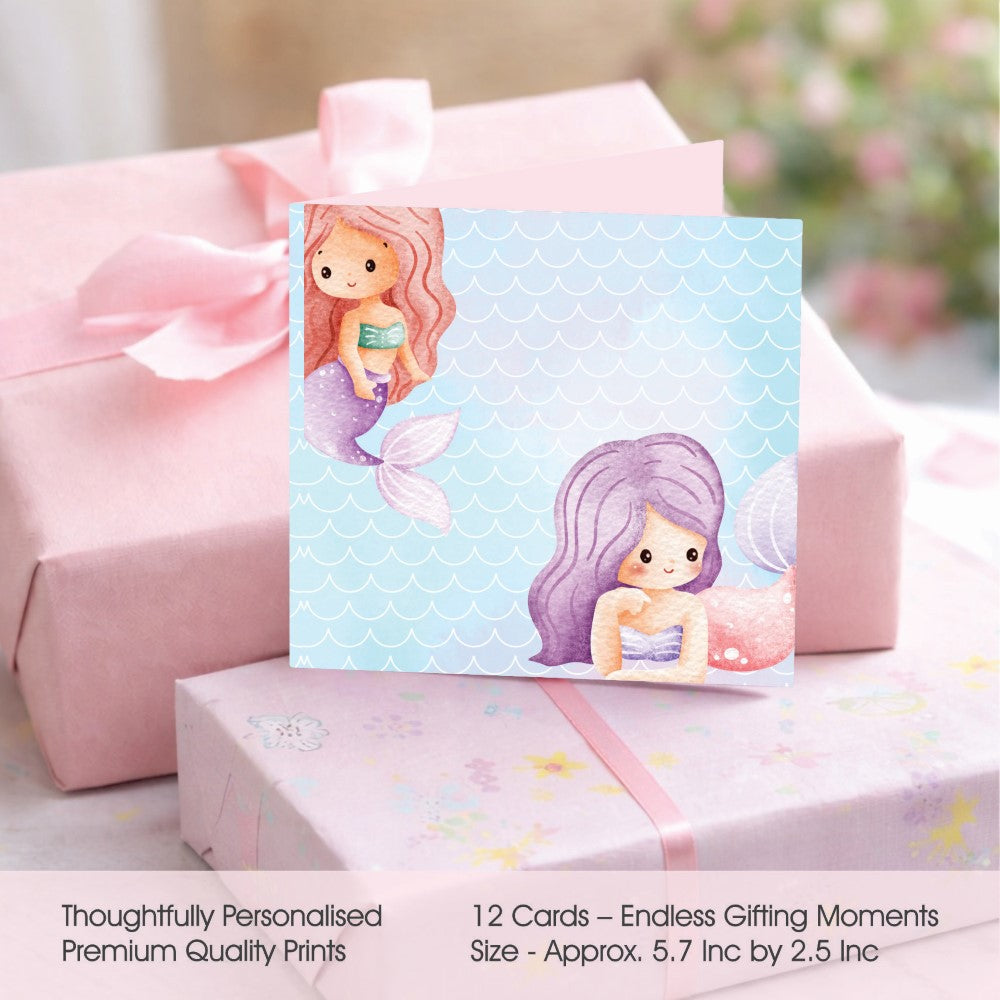 Personalised GIft Notecard - Mermaid Whispers
