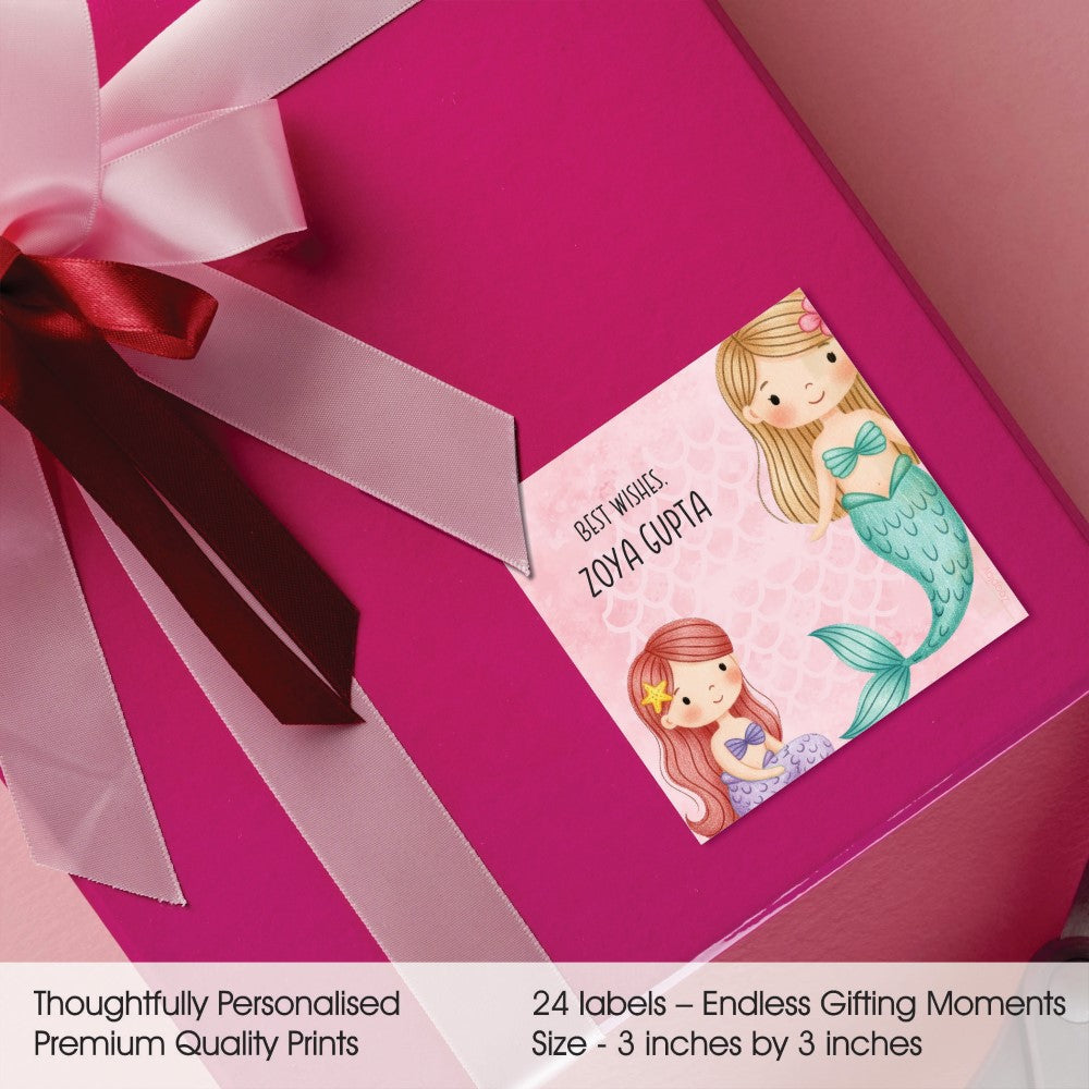 Gift Labels personalized - Mermaid World