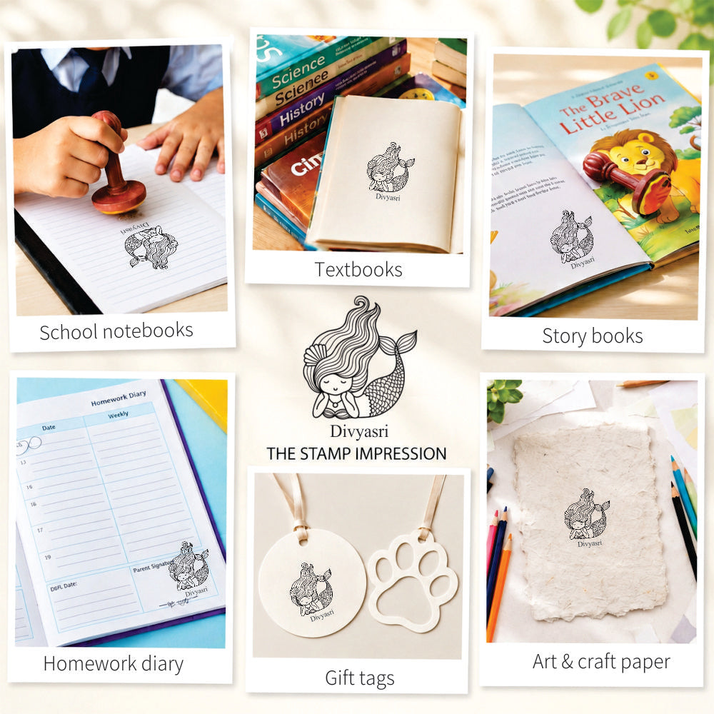 Book stamp - Mermaid