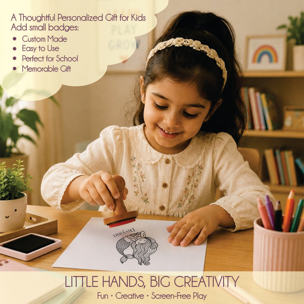 Book stamp - Mermaid