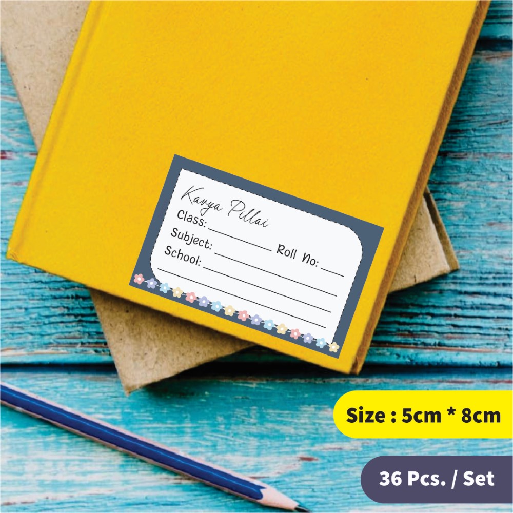 Personalized School Book Labels - Minimal Muse
