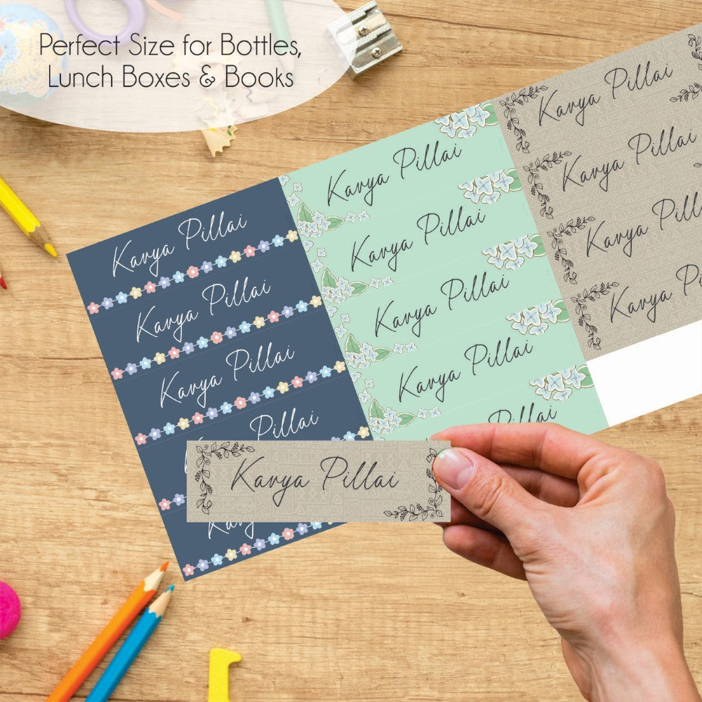 Waterproof Name Labels - Minimal Muse
