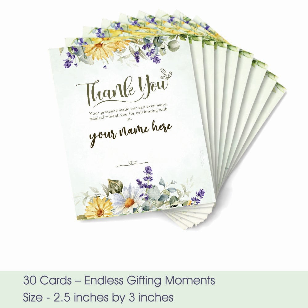 Wedding Thank You Tag - Minimal White
