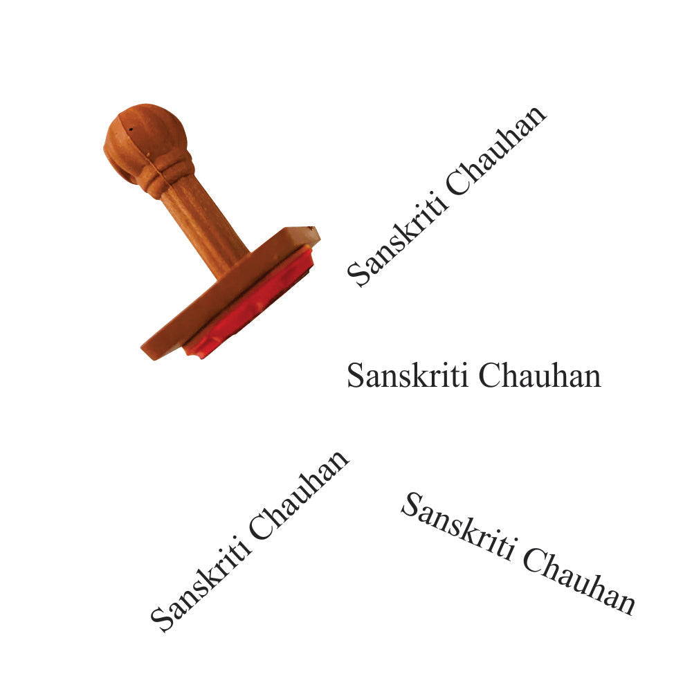 Name stamp - Plain
