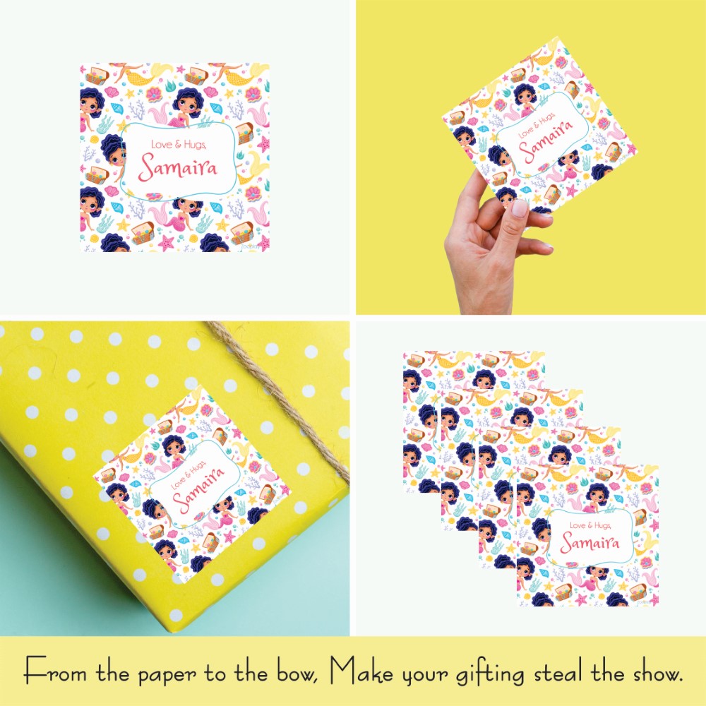 Gift tags Square - Ocean Whimsy