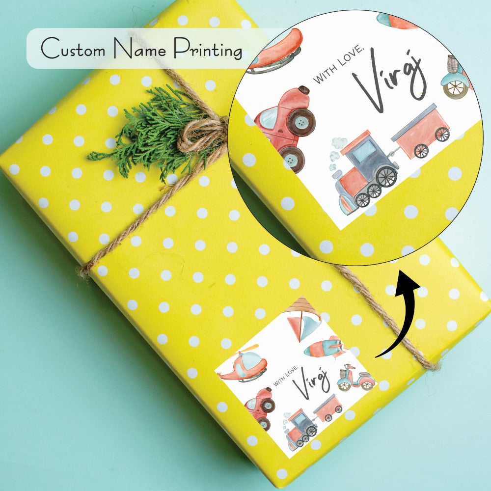Gift tags Square - On the Move