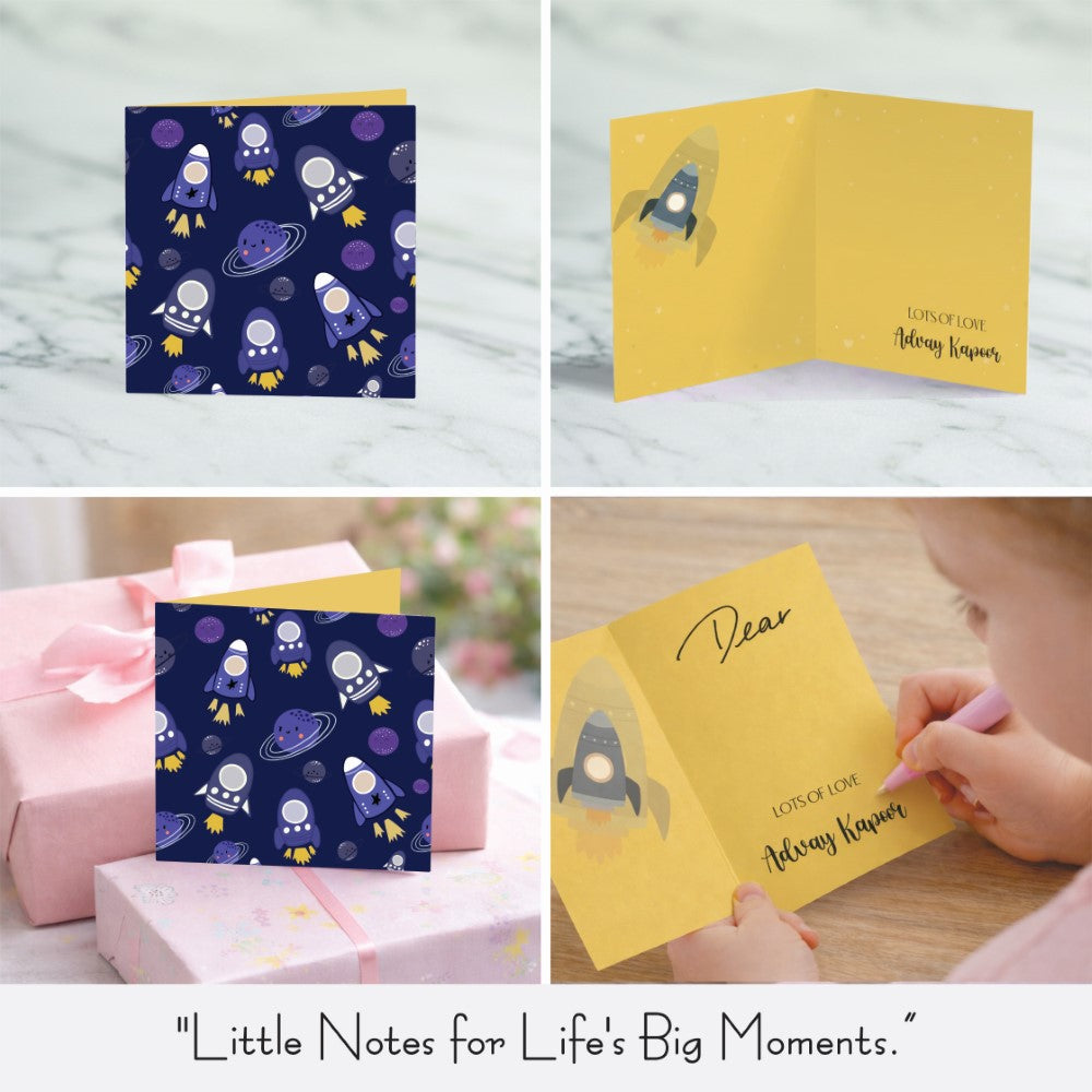 Personalised GIft Notecard - Orbit of Joy