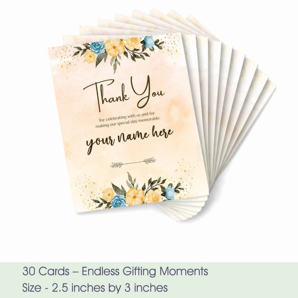 Wedding Thank You Tag - Pastel Bloom