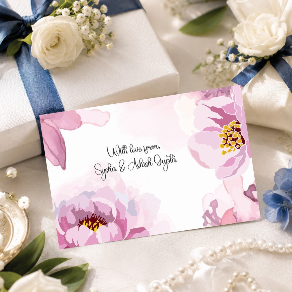 Gift tags rectangle - Petal & Grace