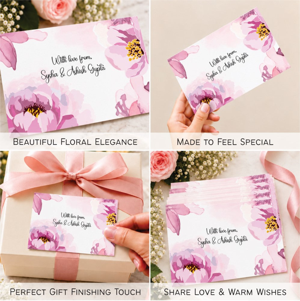 Gift tags rectangle - Petal & Grace