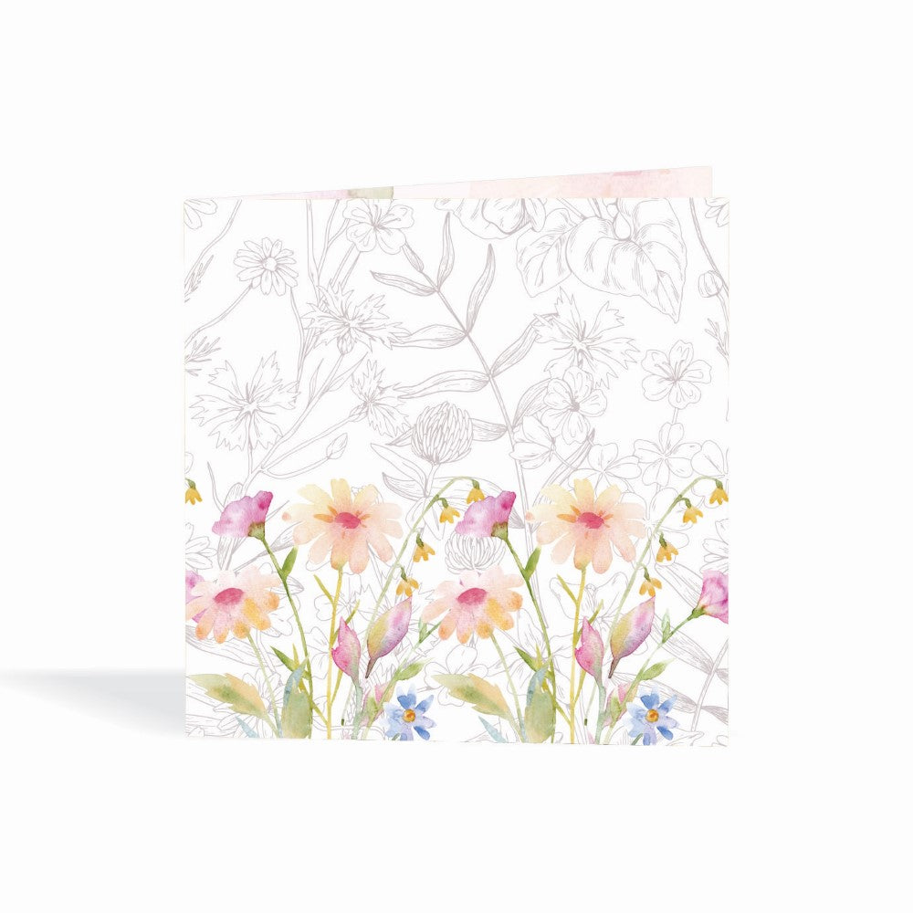 Personalised GIft Notecard - Petals & Pastels