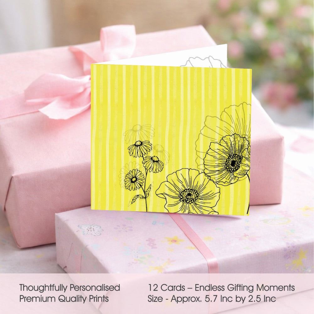 Personalised GIft Notecard - Sun Kissed Blooms