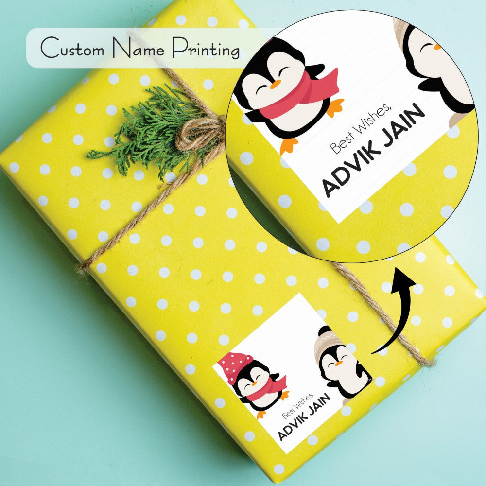 Gift tags Square - Polar Pals