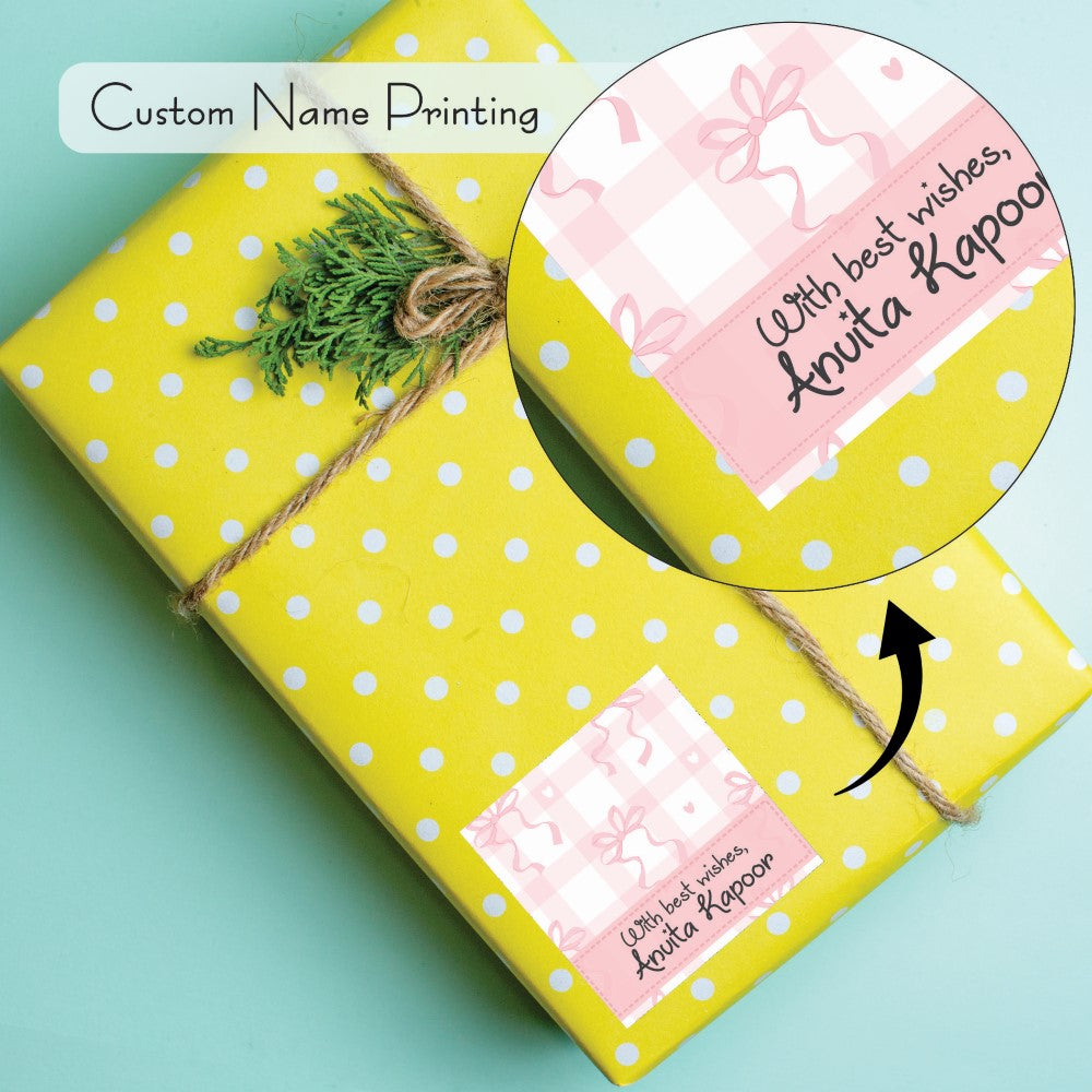 Gift tags Square - Pretty Bows